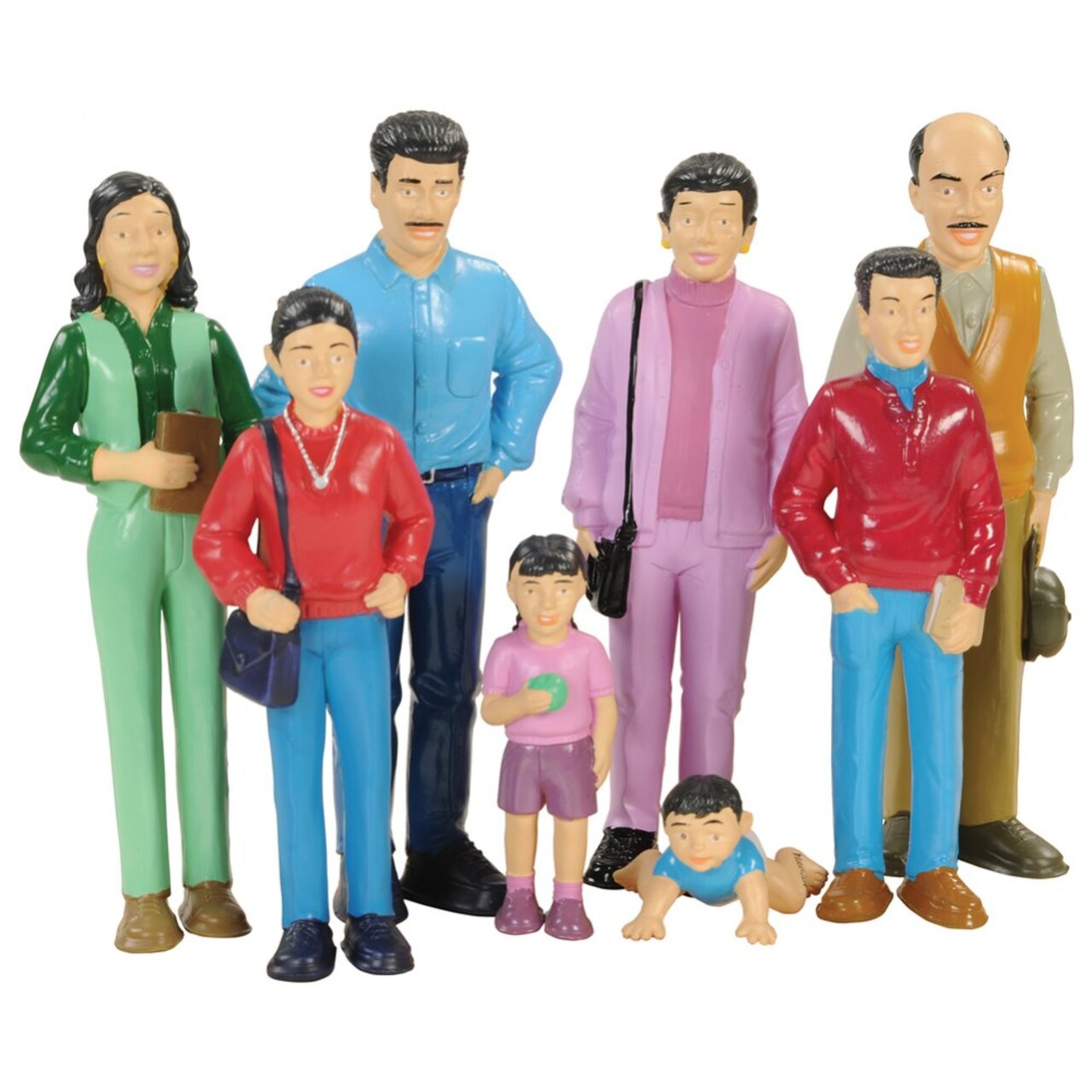 Creative Minds Multi-Generation Block Family Play Set - Hispanic